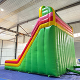Climb Dual Lane Amusement Park Bouncer Castle Inflatable Water Slide for Sale