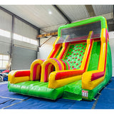 Climb Dual Lane Amusement Park Bouncer Castle Inflatable Water Slide for Sale