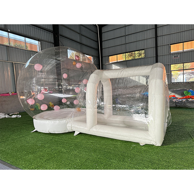 outdoor single tunnel inflatable bubble tent Outdoor Portable Air Party Photos Decoration Jumping Garden Bouncy Dom – uplaytech.com
