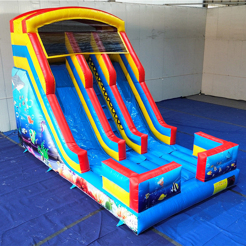 Factory Direct Sale Of Sea World Themed Inflatable Slides for Wholesale and Retail