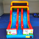 Outdoor Animated Cartoon Inflatable Slide Cartoon Theme Inflatable Dry Slides Bounce Slide for Kids