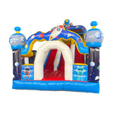 Amusement park commercial inflatable slide children's space alien theme inflatable slide