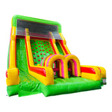 Climb Dual Lane Amusement Park Bouncer Castle Inflatable Water Slide for Sale